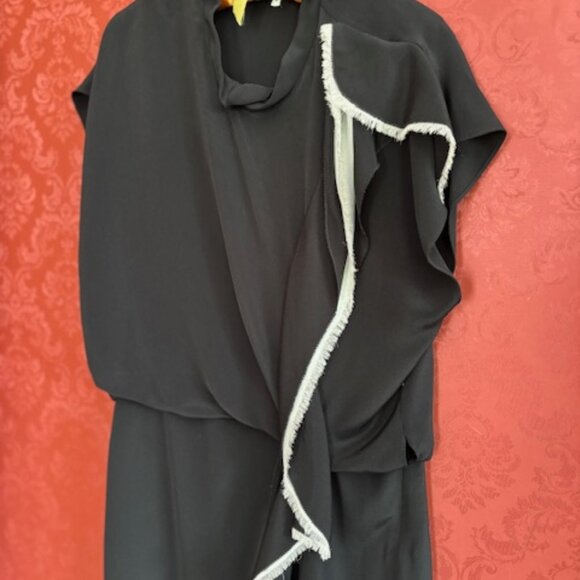 3.1 Phillip Lim Black & White Silk Dress 8 - Picture 2 of 9